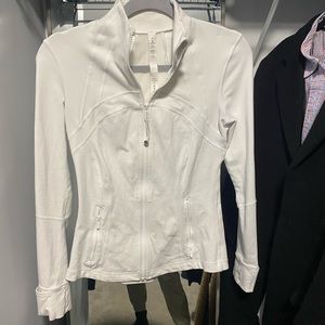 White define Lululemon zip up